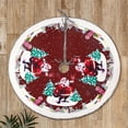HBASD Christmas Tree Skirt Round Snowman Santa Elk Tree Bottom Decor