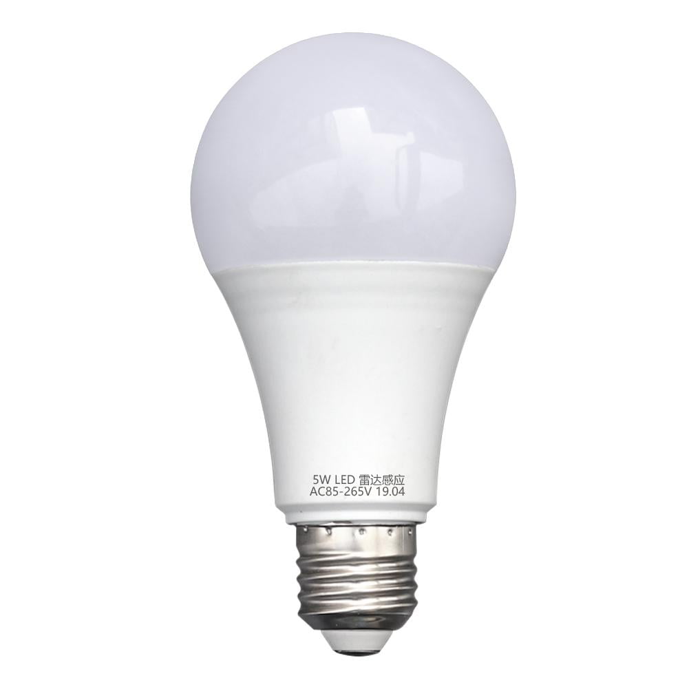 HBASD E27 Led Light Bulb Smd5730 Motion Sensor Bulb White Light Daily ...
