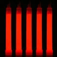 thumbnail image 1 of HBASD Industrial Grade Glow Sticks 6 inches Ultra Bright Emergency Light Sticks for Camping Concert Party Accessories, Survival Kit More Lasts Over 12 Hours (5pcs Red), 1 of 7