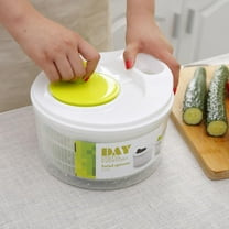 HBASD Large Salad Spinner, Easy to Use Pro Pump Spinner with Bowl Colander and Built in Draining System