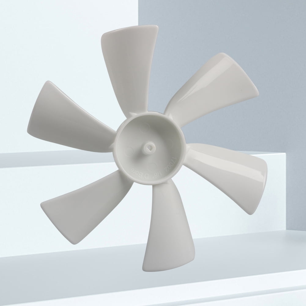 HBASD White 5.91in Replacement RV Bathroom Vent Fan Blade with 0.094in ...