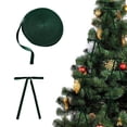 thumbnail image 1 of HBBKVI 11 Yards Velvet Dark Green Ribbon, Christmas Ribbon for Gift Wrapping Bow Crafts, Christmas Tree Decorations Wedding Party Ornaments, 1 of 6