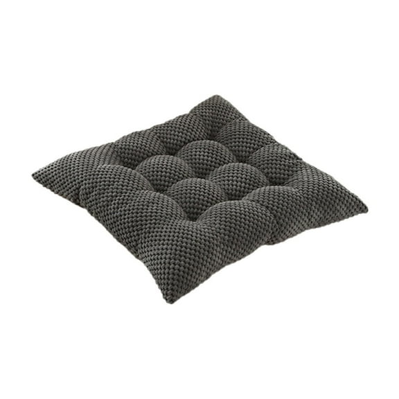 HBBKVI 16" × 16" Thickened Seat Cushion, Square Seat Cushion for Living Room Office Chairs, Outdoor Chair Pads Gray