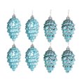 thumbnail image 1 of HBBKVI 16 Pcs Blue Christmas Ornaments, 3.5" Shatterproof Plastic Hanging Decorations for Tree, Holiday Wedding Party Decor, 1 of 6