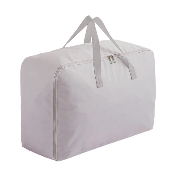 HBBKVI 19x18x10in Clothing Storage Bag with Zipper Clothing Storage Bags with Handle and Zipper, Travel Moving Bags for Small Clothes Pillows Quilts, Fabric