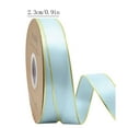 thumbnail image 1 of HBBKVI 1in Double Gold Edged Wired Polyester Ribbon .3cm Double Gold Edged Polyester Ribbon Gift Flower Packaging Ribbon Decoration Ribbon DIY Ribbon, 1 of 4