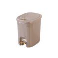 thumbnail image 1 of HBBKVI 2.2 Gallon Step-On Trash Can, Plastic Trash Can for Kitchen Bathroom Living Room, Gray, 1 of 6