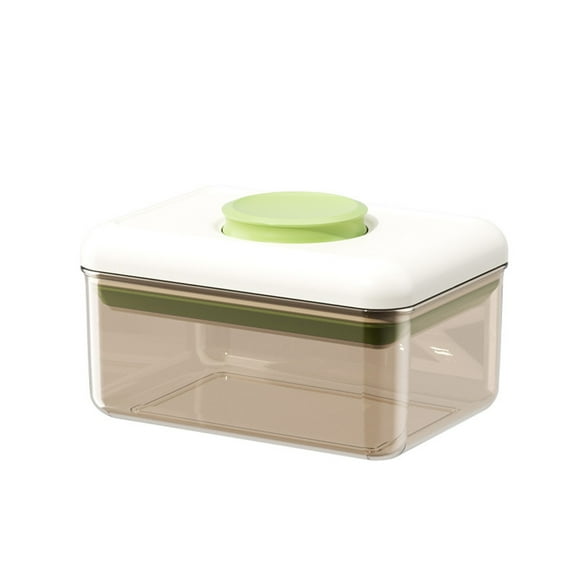 HBBKVI 2.6L Push-Button Airtight Food Storage Container Push-Button Airtight Container Plastic Food Storage Canister Dry Food Dispenser Jar Grain Storage Bin