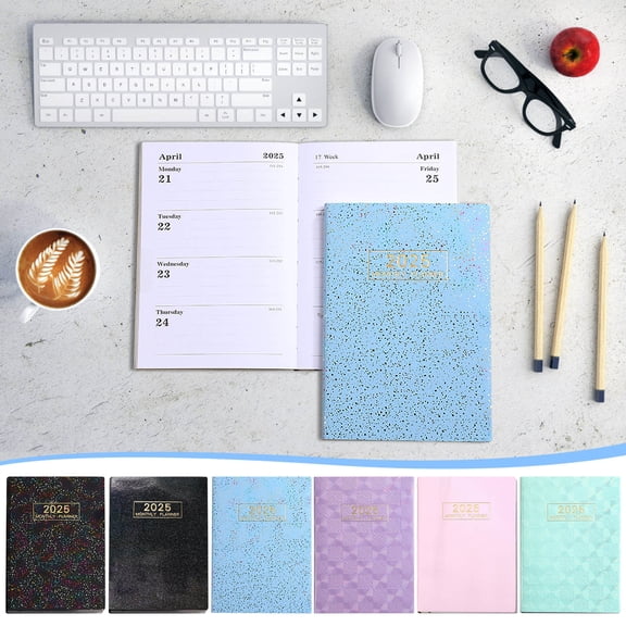 HBBKVI 2025 Schedule Notepad Inside Page A5 Efficiency Manual Planning Notebooks