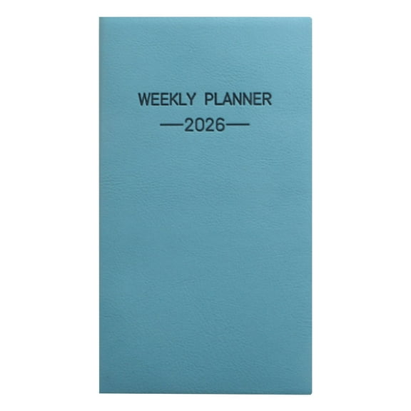 HBBKVI 2026 Planner, 7x4 Inch Pocket Size, Spiral Bound, Hourly Time Slots, Goal Tracking & Notes, Portable Notebook for Purse, Student, Office - Floral Design