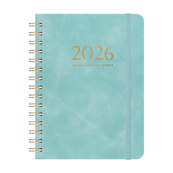HBBKVI 2026 Planner with Weekly & Monthly Layouts January to December 2026 Twin Binding Hourly Time Slots & Goal Setting Sections