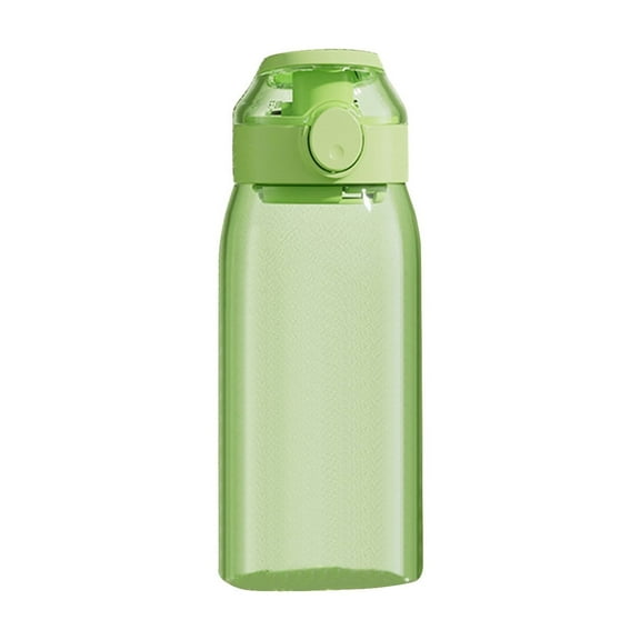 HBBKVI 20oz Water Bottle with Carrying Handle, Portable Water Bottles for Outdoor Sports, Leak Proof Water Bottle Green