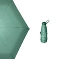 thumbnail image 1 of HBBKVI 35" Umbrella, 6-Bone Sun Protection Windproof Mini Umbrella for Travel Outdoor, Folding Pocket Umbrella, Green, 1 of 6