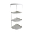 thumbnail image 1 of HBBKVI 4-Tier Corner Shelf Rack Shelf Rack for Bathroom Freestanding Corner Storage Rack for Toiletries Bathroom Corner Storage Shelf, 1 of 6
