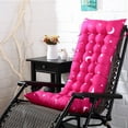thumbnail image 1 of HBBKVI 43" × 16" Rocking Chair Cushion, Tufted Seat Cushion for Rocking Chair Bench, Patio Chair Cushions Hot Pink, 1 of 6