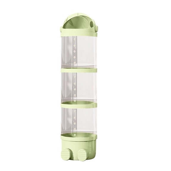 HBBKVI 51in Vertical Stuffed Animal Storage Organizer Tube with Light, Transparent Toy Storage for Kids, Butterfly Buckle Design
