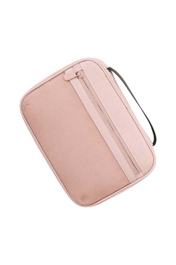 9x6.5in Travel Electronics Organizer Data Cable Storage Bag Travel Mouse Mobile Phone Storage Bag Multi-purpose Cosmetics Storage Bag