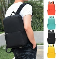 HBBKVI Backpack, Solid Color Small Backpack - Men's and Women's Casual Shoulder Bag - Outdoor Travel Backpack - Large Capacity