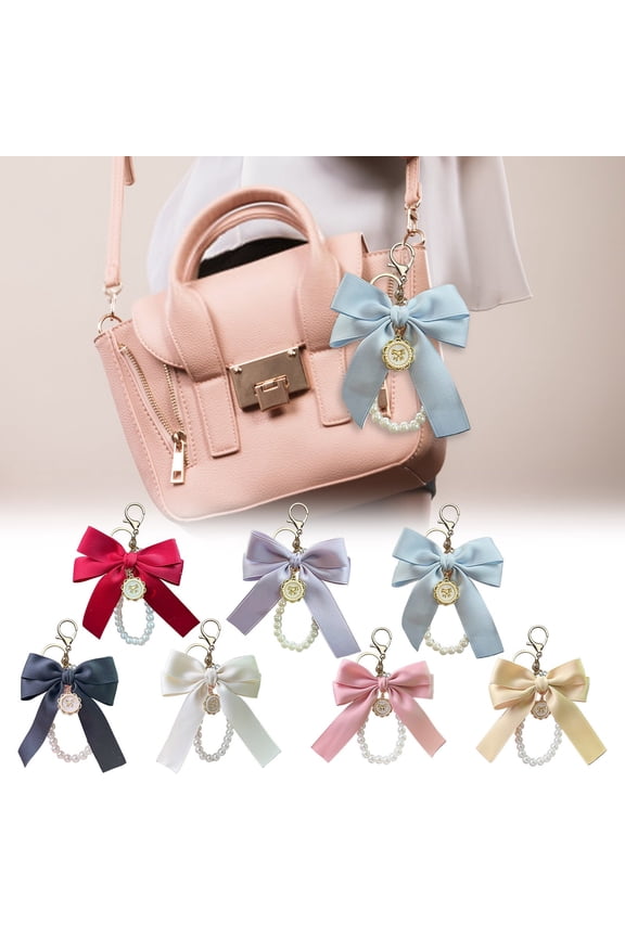 Bag Extension Chain Bow Keychain Kits Bag Strap Extenders Double Sided Extender Chain for Replacement Purse Accessories Bag