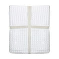 thumbnail image 1 of HBBKVI Bath Towel Microfiber Super Absorbent Quick Dry Breathable Antimicrobial Waffle Pattern 28x55 Inch for Bathroom Gym Beach Spa Swimming Pool White, 1 of 7