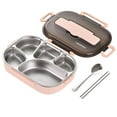 thumbnail image 1 of HBBKVI Bento Box Thermal Insulation Bento 5 Cells Lunch Box Tableware Set Portable Lunch Box Lunch Box 44oz Leak-Proof Bento Box, 1 of 5