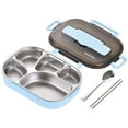 thumbnail image 1 of HBBKVI Bento Box Thermal Insulation Bento 5 Cells Lunch Box Tableware Set Portable Lunch Box Lunch Box 44oz Leak-Proof Bento Box, 1 of 4