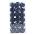 thumbnail image 1 of HBBKVI Black 1.6" Christmas Balls Christmas Tree Decoration Ornaments Shatterproof Hanging Balls for Birthday Halloween Holiday Wedding Decorations Set of 36pcs, 1 of 3