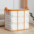 thumbnail image 1 of HBBKVI Blanket Storage Bags with Lids, Large Capacity Storage Containers for Clothes Bedding Pillow Quilt, Bedroom Living Room Closet Organizer, 1 of 6
