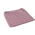 thumbnail image 1 of HBBKVI Breathable Square Seat Cushion with Slip Strap, Thin and Comfortable, Fade-Resistant Polyester for Dining Chair, Office, Outdoor Stool, All Season Use, 18x18 Inch Solid Color, 1 of 3