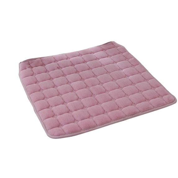 HBBKVI Breathable Square Seat Cushion with Slip Strap, Thin and Comfortable, Fade-Resistant Polyester for Dining Chair, Office, Outdoor Stool, All Season Use, 18x18 Inch Solid Color