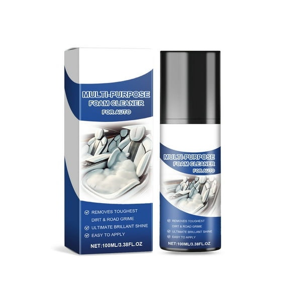 HBBKVI Car Cleaner, Multi-Purpose Car Interior Foam Cleaner Car Foam Cleaning Car Dirt Cleaning 100ml