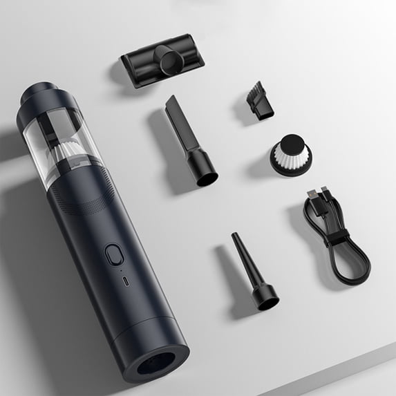 HBBKVI Car Vacuum, Handheld Vacuum Cleaner Powerful Strong Suction Handheld Vacuum With-Portable Vacuum Cleaner Rechargeable for Car Home Cleaning