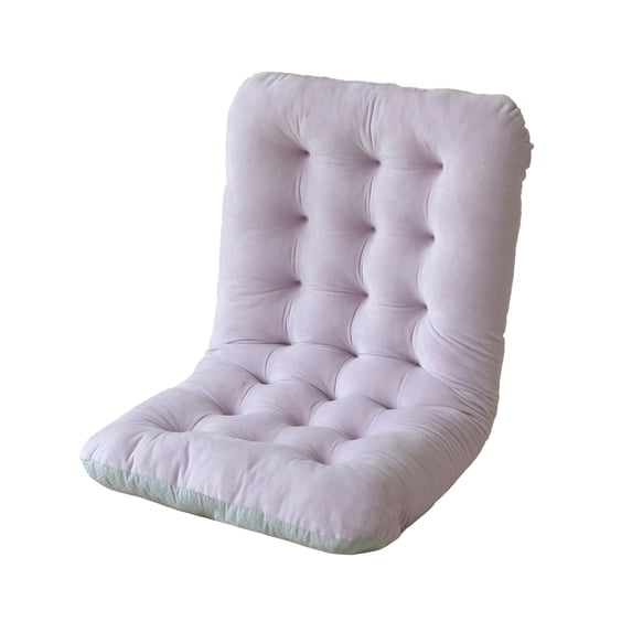 HBBKVI Chair Cushion with Backrest, Thickened Soft Seat Cushion for Office Dining Computer Chairs, Non-Slip Ties, 31x18 Inches, Purple, Washable Cover