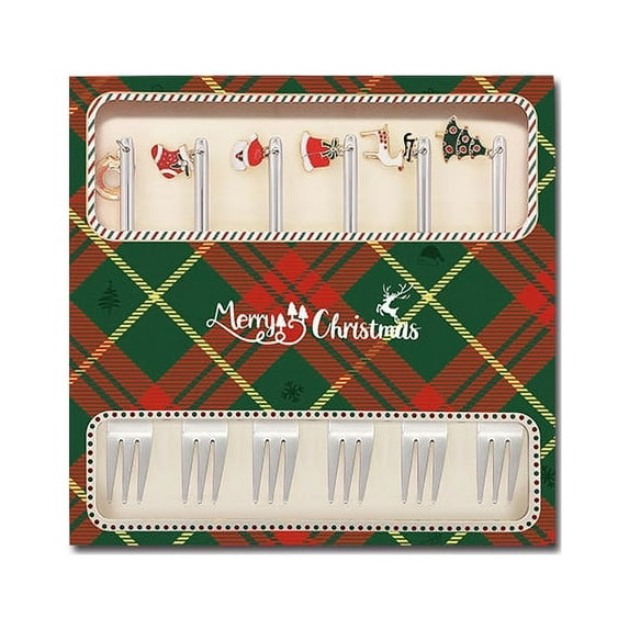 HBBKVI Christmas Tableware Gift Set Savings! 6 Pack Christmas Table Decorations Christmas Dinnerware Table Decorations