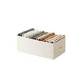 thumbnail image 1 of HBBKVI Wardrobe Clothes Organizer, 10 Compartment Clothes Organizer with Support, Foldable Washable Laundry Drawer Organizer with Handle, 1 of 6