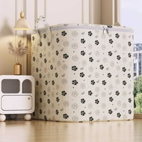 HBBKVI Clothing Storage Bags with Handles, Large Capacity Storage Containers for Living Room Bedroom Organization, Pillow Blanket Storage Containers