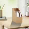 thumbnail image 1 of HBBKVI Corrugated Paper File Organizer Box Folder Organizer for Desk Student Desktop Organizer Box Book Stand Box Data File Rack, 1 of 6