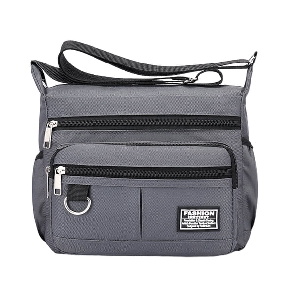 HBBKVI Large Capacity Crossbody Purse Adjustable Strap Shoulder Bag for Men Women Multi Pocket Crossbody Bag