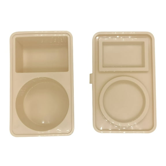 HBBKVI Double Compartment Snack Box with Lid for Camping and Picnics - Portable Mini Bento Box for On-the-Go Snacks