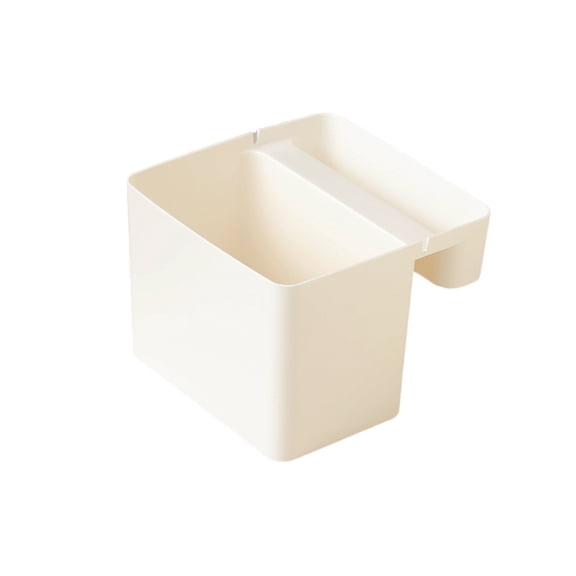 HBBKVI Double Sided Hanging Storage Basket, 7.3x5.1x4.8in Plastic Bedside Hanging Organizer