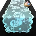 thumbnail image 1 of HBBKVI Easter Lace Table Runner 12 × 71 Inch, Easter Eggs Flowers Tablecloth for Dinning Kitchen, Holiday Party Table Decor, 1 of 6