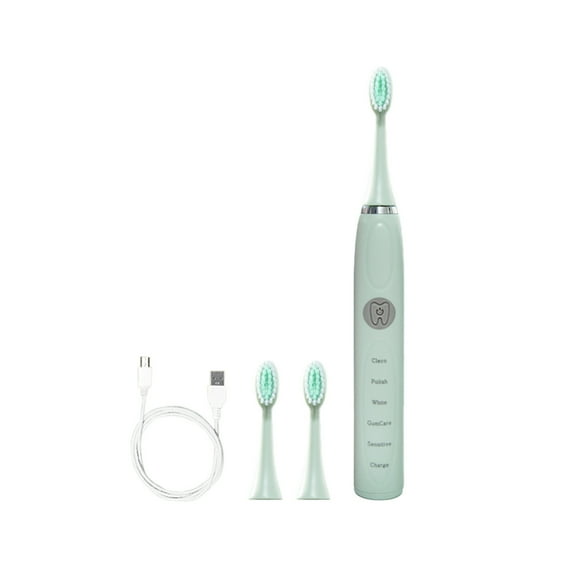 HBBKVI Electric Toothbrush, 3 Brush Heads 5 Modes Electric Toothbrush ...