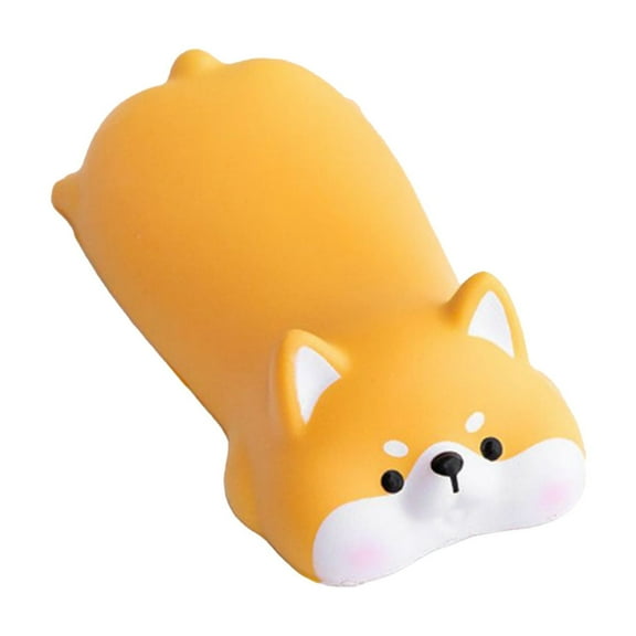 HBBKVI Ergonomic Mouse Wrist Rest Pad, Cute Animal Design, Leather Foam Material, Non-Slip Base for Computer Office Work & Gaming, Soft Palm Support, Mini Size 4.9x2.4in