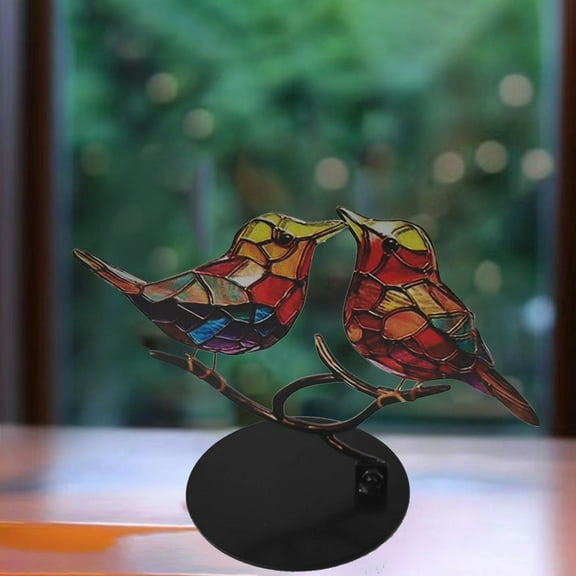 HBBKVI Fall Decor Colorful Bird Decorations Home Decoration Decorations Flower Bird Pendants Bird Group Decorations