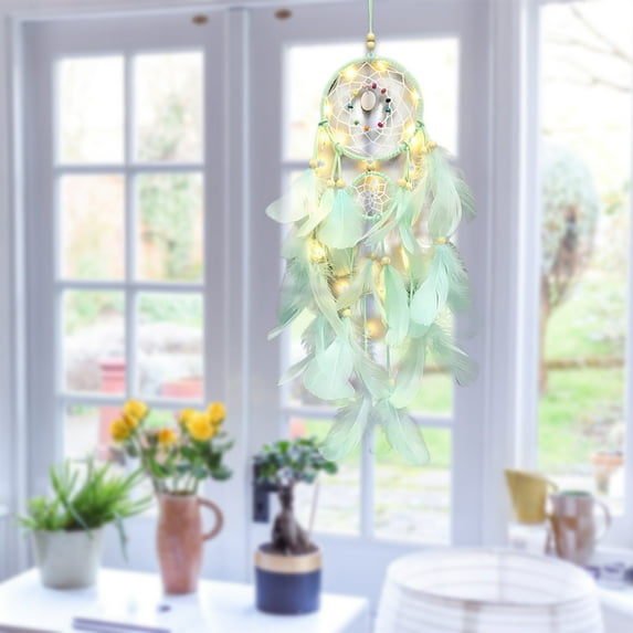 HBBKVI Fall Decor Dream Catchers Wall Decor and Sun Feather Traditional Dream Wall Hanging Decor for Bedroom Adult Living Room Home Decorations