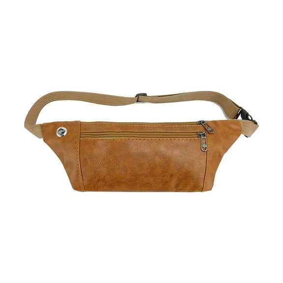 HBBKVI Fanny Pack, Pack for Men Women Travel Wallet Polyurethane Bag for Cell Phone Belt Bag Crossbody Bag for Travel Walking Running Hiking Cycling