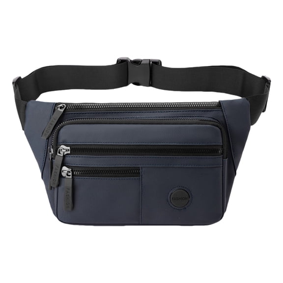 HBBKVI Fanny Pack, Sports Waist Pack Men's Shoulder Sling Bag Multi-Layer Chest Pack Lightweight Running Waist Pack