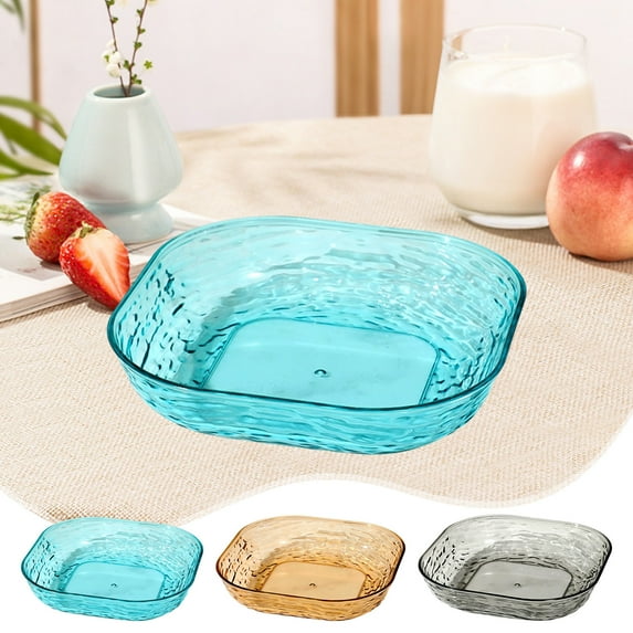 HBBKVI Fashion Easy High Fruit Tray Household Candy Snack Tray Multi-colour Living Room Coffee Table Fruit Tray Large Capacity