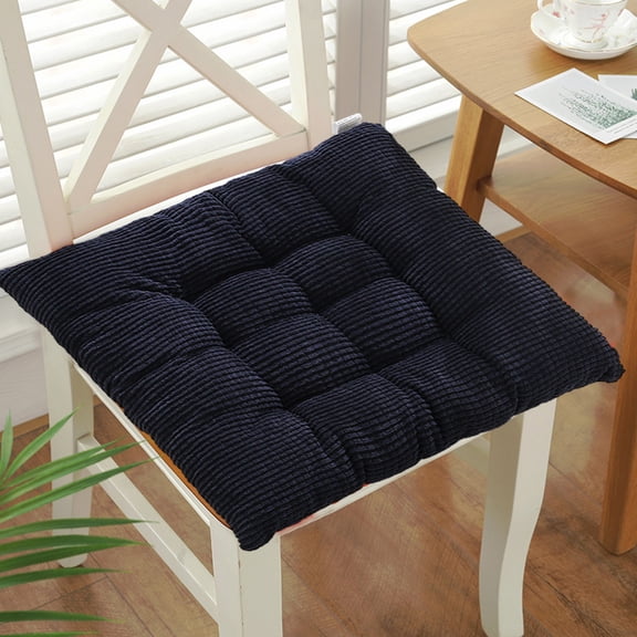 HBBKVI Floor Pillow Cushions Meditation Pillow Soft Thicken Seating Cushion Tatami for Yoga Living Room Coffee Sofa Balcony Kids Outdoor Patio Furniture Cushions, Navy, 15.7"X15.7"