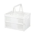 thumbnail image 1 of HBBKVI Foldable Plastic Storage Bin with Handle Storage Organizer Box with Handle, Stackable Foldable Plastic Storage Containers, Visible Storage, for Closet, Laundry, Kitc, 1 of 7